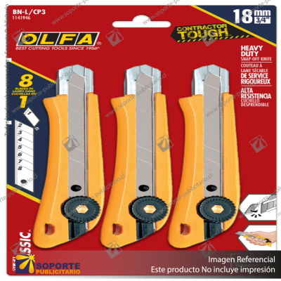 18MM RATCHET LOCK BASIC UTILITY KNIFE | BN-L VARIATION: DEFAULT TITLE